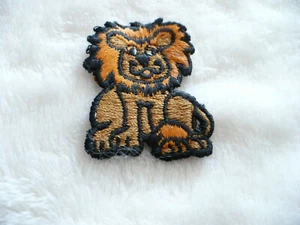 MV- VINTAGE LION (ORANGE BLACK & BROWN) PATCH #20814 - Picture 1 of 5