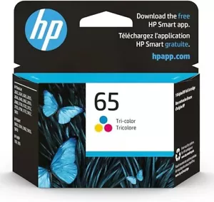 New HP 65 Tri-Color Original Ink Cartridge Free Shipping Au - Picture 1 of 7