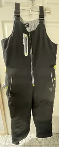 RefrigiWear 0795R Extreme Softshell Black Bib Overalls -60F Protection Size 2XL - Picture 1 of 9