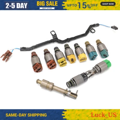 For BMW 528i 535i 740i Transmission Valve Body Repair Solenoid Kit 1068298047 - Image 1 of 4