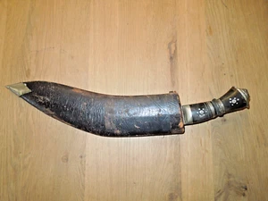 antik Gurkha Kukri Machete Jagdmesser Deko Messer Handarbeit - Bild 1 von 7