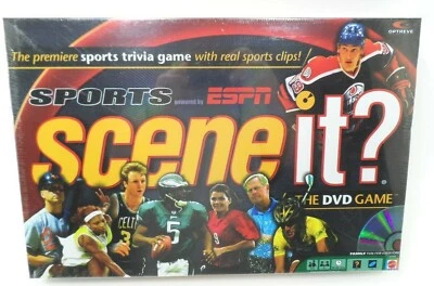 2005 Scene It? SPORTS Edition powered by ESPN The DVD Sports Trivia Game NIB - Image 1 of 3