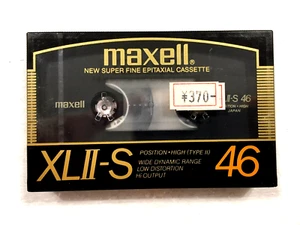 MAXELL XLII-S 46 vintage audio cassette blank tape sealed Made in Japan Type II - Picture 1 of 2