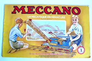 CATALOGUE MECCANO FRANCE 1954 MANUEL N°1 19x31 cm - Bild 1 von 6