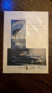 1941 Lincoln Zephyr & 47 Ford Super Deluxe Magazine Advertisements - Bild 1 von 2