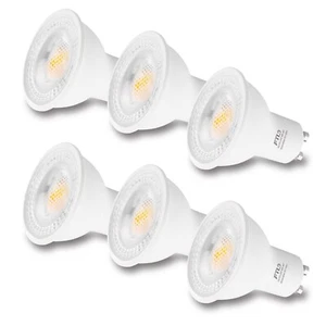6-Pack GU10 LED Bulb Dimmable 7W/60W Halogen Equivalent Warm White/Daylight - Picture 1 of 11