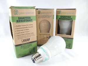 X3 Feit Electric Shatter Resist. 60 Watt Replacement Light Bulb 3, Warm White - Picture 1 of 12
