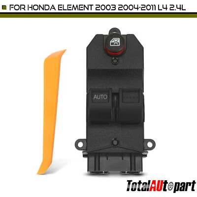 Window Switch for Honda Element 2003 2004-2011 L4 2.4L Front Left Driver Side - Image 1 of 4