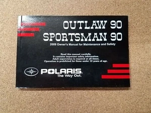 POLARIS 2009 OUTLAW 90 / SPORTSMAN 90 OWNERS MANUAL P/N 9921796 - Bild 1 von 1