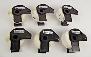 DK-1201 29mm x 90.3mm 1.1" x 3.5" Standard Address Label Roll (6) Free shipping! - Picture 1 of 6