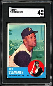 1963 Topps #540 Roberto Clemente SGC 4 CENTERED - Picture 1 of 2