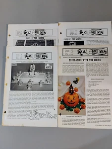Four Vintage 1960 / 1970's Maid of Scandinavia MAIL BOX NEWS Booklets - Bild 1 von 1