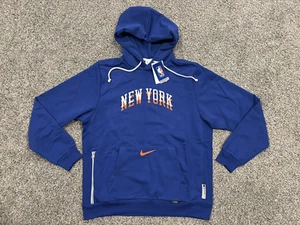 New York Knicks Nike 2024/25 City Edition Courtside Standard Issue Hoodie - Blue - Picture 1 of 7