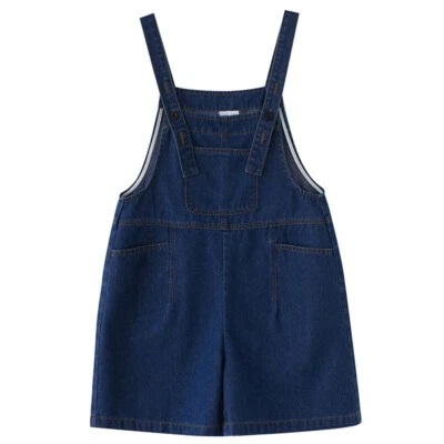 Damen Vintage Shortalls Denim Kurz Latzhose Strampler Verstellbar Träger Sommer - Bild 1 von 4