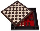 SQUARE - Pro Szach Nr 5 AMERIKA - Drewniana szachownica i figurki