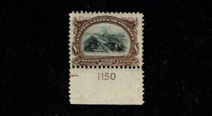 1901 U.S. Pan-Am Expo Commem 8c Brn Vio & Blk Canal PLT#S  Sc#298 M/NH/OG Wow! - Picture 1 of 2
