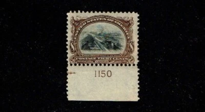 1901 U.S. Pan-Am Expo Commem 8c Brn Vio & Blk Canal PLT#S  Sc#298 M/NH/OG Wow! - Image 1 of 2