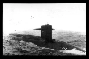 USS Thresher SSN-593 US Navy Schiff U-Boot 1960er Jahre nuklear angetrieben - Bild 1 von 2