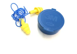 3M soft silicone ear plugs with wire & box protection from noise and water set - Picture 1 of 2