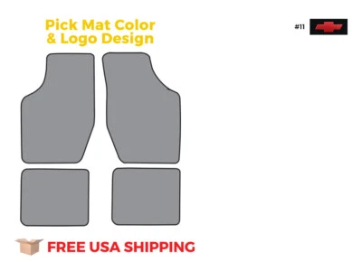 FITS 1982-1994 Chevrolet Cavalier Floor Mat 4pc Cutpile Foto 1 de 4