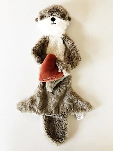 Slumberkins Otter mit Herz Kuscheltier 19" lang Baby Liebesspielzeug weiches seidiges Fell - Bild 1 von 6