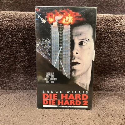 Die Hard Die Hard 2 Die Harder VHS Double Feature Collector's Edition Sealed - Image 1 of 4