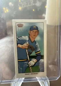 2024 TOPPS  T206 TY COBB back KING OF THE WORLD Robin Yount 1/1 Brewers HOF - Picture 1 of 2