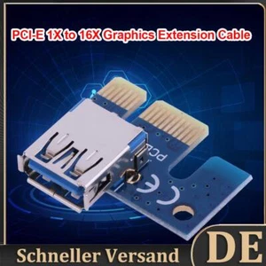 PCI E X1 Adapter PCIe 1X auf USB 3.0 Adapter für PCI Express Riser Mining Miner - Bild 1 von 8