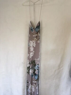 WINDSOR 青少年无袖绑带长裙,侧面开叉,尺寸 M,全新带标签 — 第 1/4 张图片