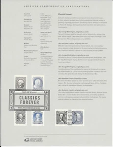 #1619 (47c) Classics Forever #5079a-5079f Souvenirseite - Bild 1 von 1