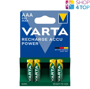 4 VARTA Battery Recharge Power AAA LR03 550mAh Nimh HR03 1.2V 4BL New - Picture 1 of 4