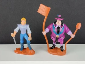 DISNEY POCAHONTAS PVC FIGURE CAKE TOPPER Ratcliffe John Smith Set Lot of 2 - Picture 1 of 7