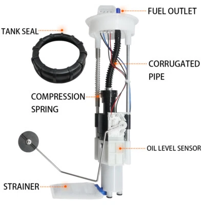 For Polaris Ranger 570 900 XP/Crew Fuel Pump Assembly 2521307 2204852 2521196 - Image 1 of 4