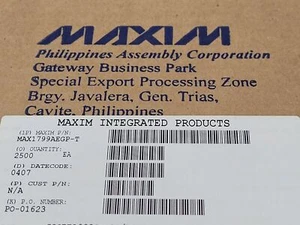(50 PCS) MAX1799AEGP MAXIM Cellular, CDMA PMIC 20-QFN (5x5) - Picture 1 of 7