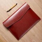 A4 Leather Business Felt Folder Classic Snap Design Document Bag 33*24cm