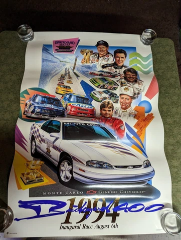 Brickyard 400 Monte Carlo Poster 1994 Dale Earnhardt, Hendrick Motorsports Chevy Cover
