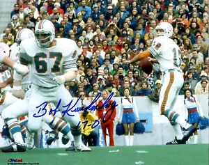 Signiertes 8x10 BOB KUECHENBERG Miami Dolphins handsigniertes Foto - mit COA - Bild 1 von 1