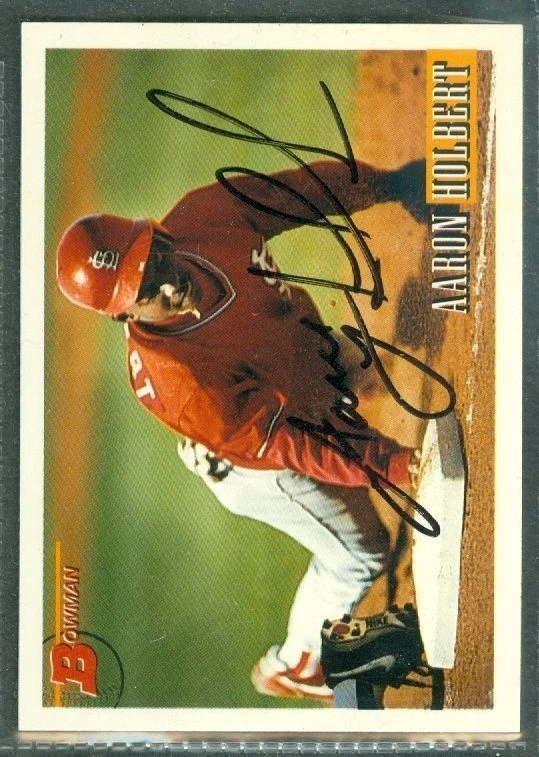 Aaron Holbert Baseball Auto 1993 Topps '93 Signature Autograph Signed Card #304A - Image 1 of 1