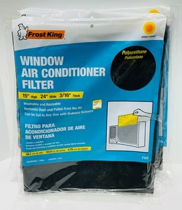 15 X 24 X 3/16 Window Air Conditioner Foam Filter lot of 6 - Picture 1 of 6