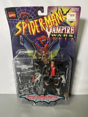 Figura de acción Spider-Man Vampire Wars BLADE VAMPIRE HUNTER [ToyBiz, 1996] NUEVA Foto 1 de 4