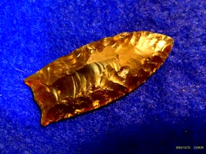 Reproduction Indian Arrowhead, Flint Knapping Collectible *FREE SHIPPING* FA40 - Picture 1 of 4