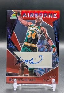2020-21 Panini Chronicles Airborne Signatures Red Prizm Xavier McDaniel Auto - Picture 1 of 2