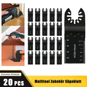 20stk Multitool Zubehör Sägeblatt-Set Metall Holz für Multimaster Makita Einhell - Bild 1 von 9