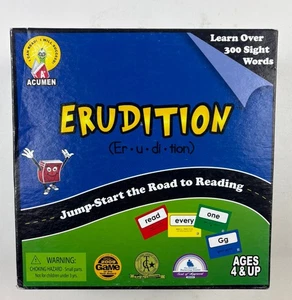 ERUDITION Board Game Er.u.di.tion Learning Sight Words Acumen ~ Missing 1 pawn - Picture 1 of 22