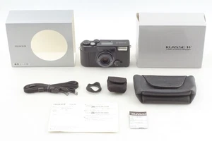 【TOP MINT w/ Box Hood】 Fujifilm Fuji Klasse W Black 35mm Film Camera from JAPAN - Picture 1 of 19