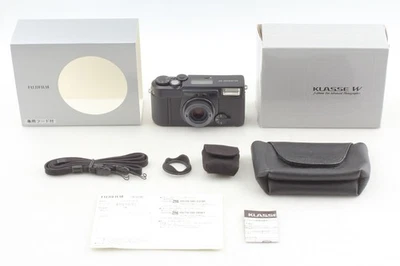 【TOP MINT w/ Box Hood】 Fujifilm Fuji Klasse W Black 35mm Film Camera from JAPAN - Image 1 of 4