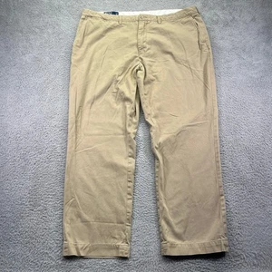 Polo Ralph Lauren Hose Herren 42x32 hellbraun Chino klassisch Twill gerade Stretch - Bild 1 von 12