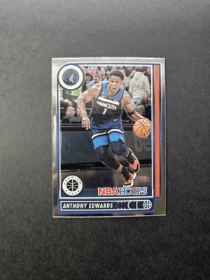 2022-23 NBA Hoops Anthony Edwards 🔥 Premium Stock #587 T-Wolves All-Star - Image 1 of 3