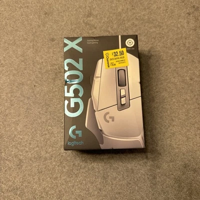 Logitech G502 X Wired Gaming Mouse - White - Walmart Clearance SHIPS IN BOX - Image 1 of 4