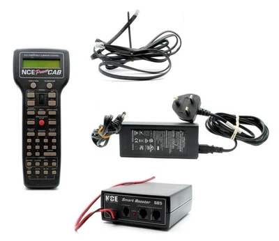 NCE 'MULTI' GAUGE POWER CAB DCC STARTER SET & SB5 SMART BOOSTER *INCOMPLETE* - Image 1 of 4